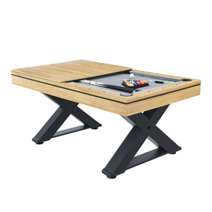 Table multi-jeux en bois Texas billard + ping-pong – Concept Usine