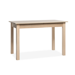 Table repas bois extensible Brooks - fond blanc 1