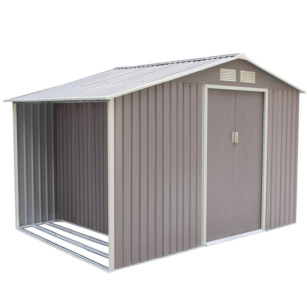 abri de jardin ventoux 8m2 rangement buches