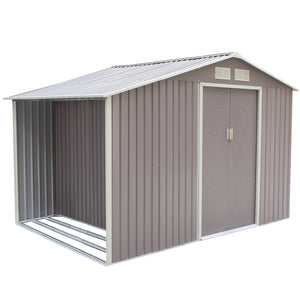 abri de jardin ventoux 8m2 rangement buches