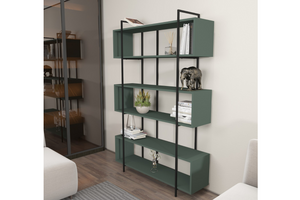 bibliothèque design vert gris luli image format rectangle