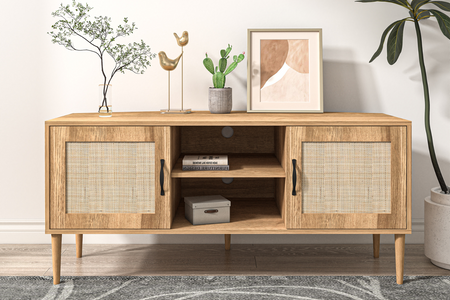 Buffet effet cannage artic rectangle