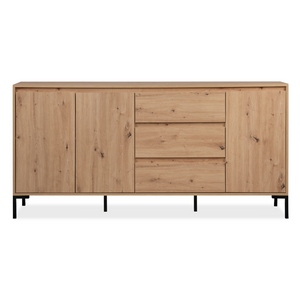 Buffet en bois avec placards et tiroirs Navi - fond blanc 1
