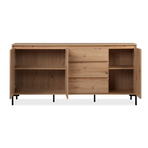 Buffet en bois avec placards et tiroirs Navi - fond blanc 4