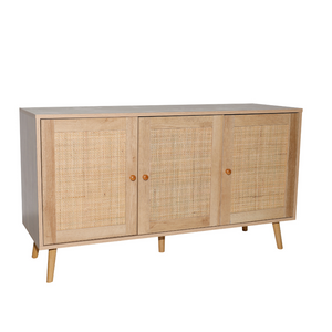 Buffet cange 3 portes fond blanc fermé