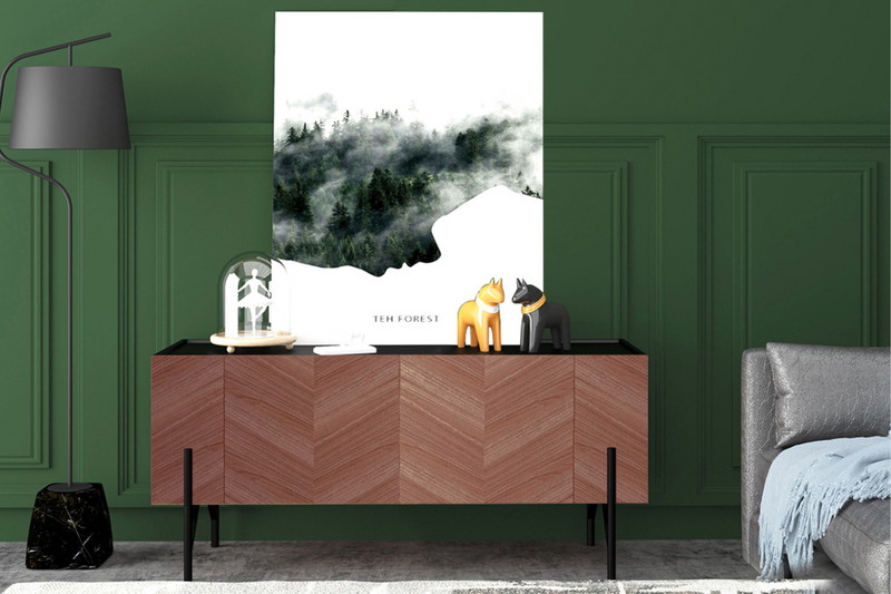 Meuble TV vintage Sequoia Concept Usite - Ambiance
