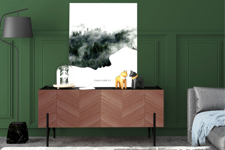 Meuble TV vintage Sequoia Concept Usite - Ambiance