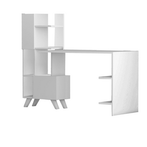bureau contemporain blanc kuhmo fond blanc 3 quarts concept usine