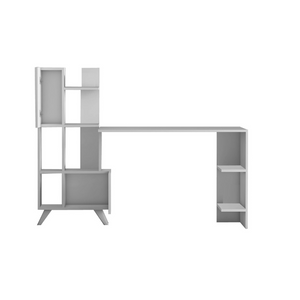 bureau contemporain blanc kuhmo fond blanc vue de face concept usine