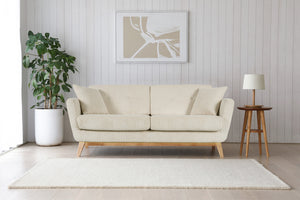 Canapé droit scandinave hoga beige