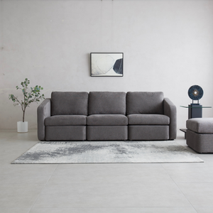 canapé modulable Gris foncé konekt ambiance concept usine