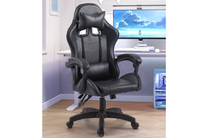 Chaise gaming massante ezio noire