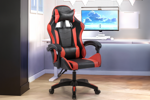 chaise gaming massante ezio rouge ambiance concept u
