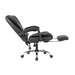 Chaise de gaming avec repose pieds et coussin lombaire vibrant Elite Chaise de gaming avec repose pieds et coussin lombaire vibrant Elite