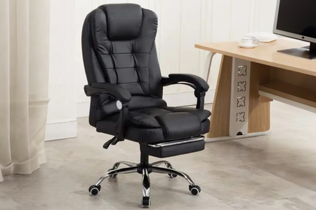 Chaise gaming massante repose pied elite rect ambiance concept usine