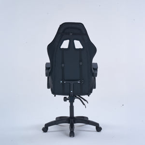 Chaise gaming de bureau ergonomique inclinable noire Altair packshot dos