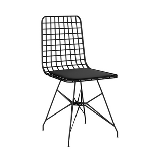 Chaise square fond blanc