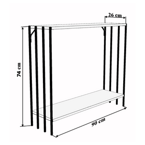 Dimensions console pitea 