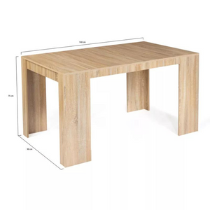 Console extensible Belli taille S dimensions avec rallonges