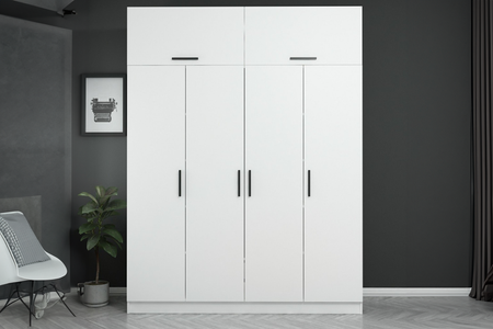 dressing 4 portes blanc foch image format rectangle concept usine