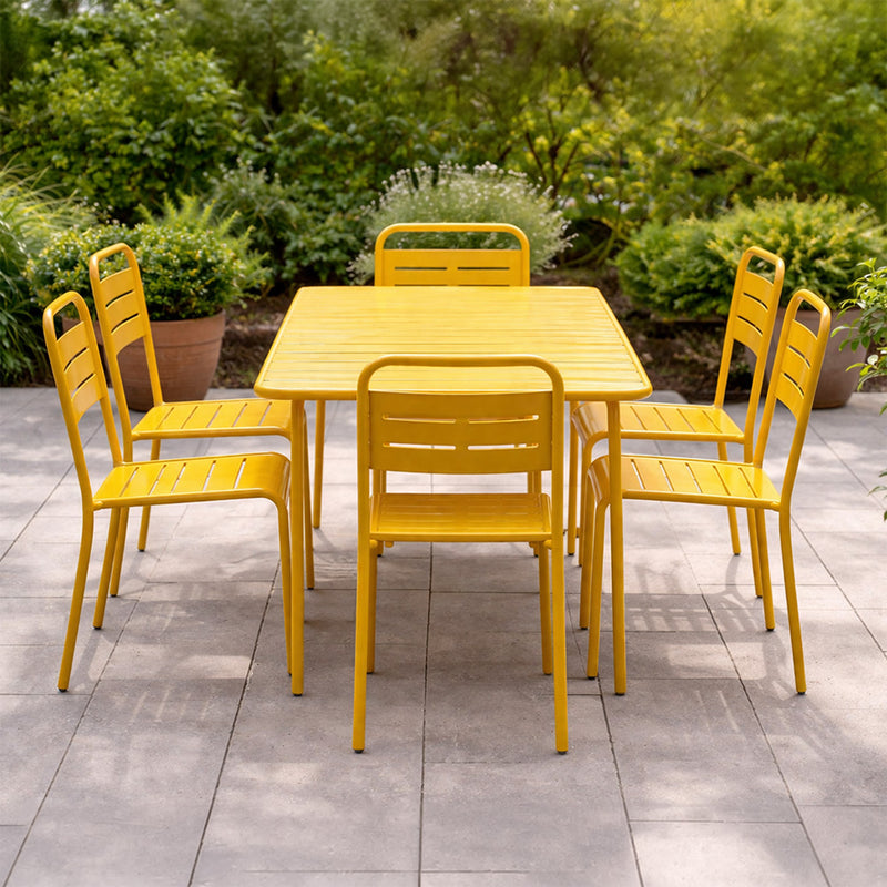 ensemble-table-160-6-chaises-jardin-exterieur-acier-jaune-bergame-packshot-concept-usine
