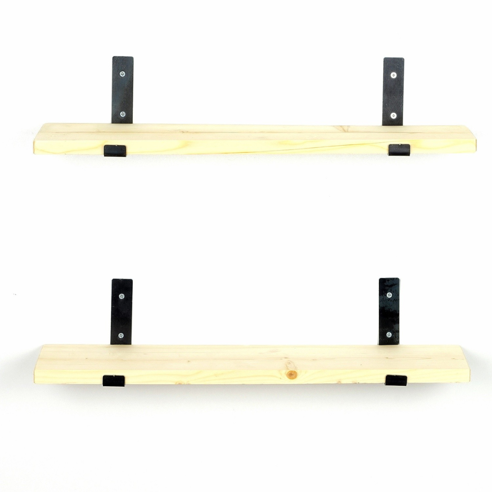 étagères bois bussa fond blanc face concept usine