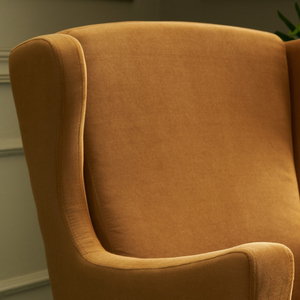 Fauteuil orange williams zoom dossier