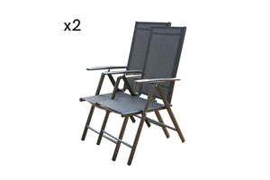 fauteuils brescia x2