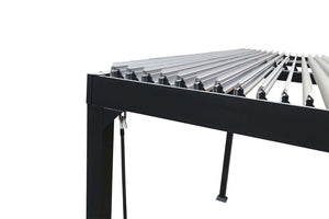 lames ouvertes pergola bioclimatique milos 9m2 