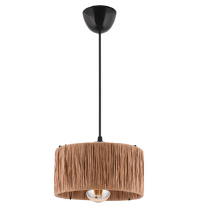 luminaire raphia clarisse fond blanc ampoule éteinte concept usine