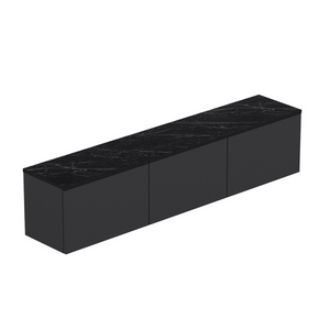 meuble TV contemporain avec rangement 160 cm anthracite nael fond blanc 3 quarts concept usine