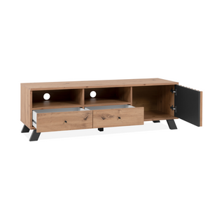 meuble tv en bois Split - fond blanc 4
