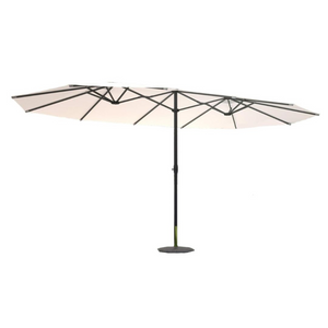 Parasol rectangulaire double 2.7x4.6 écru Venice packshot