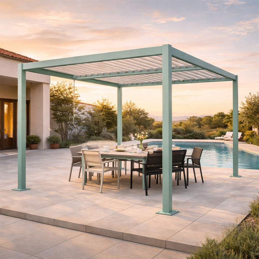 pergola-full-aluminium-acier-3-3-vert-hydra-rhodes-ambiance-2-concept-usine