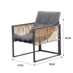 Salon De Jardin D'Angle 5 Places En Résine Tressée Noire - Table Basse En Verre Trempé - Coussins Gris Déhoussables - Structure Acier - Modulable Pour Terrasse Et Extérieur