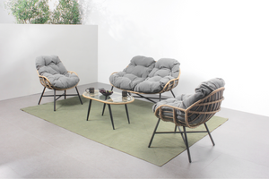 Salon de jardin Evora gris foncé Concept-Usine - ambiance