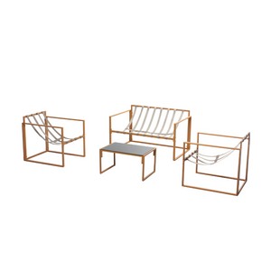 Salon de jardin Rabat sans coussin Concept-Usine - fond blanc