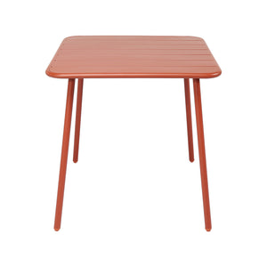Salon de jardin repas 4 places terracotta Bergame packshot table