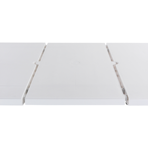 Table extensible 4 à 8 places blanche 170x90x73 Atlantica zoom rallonge