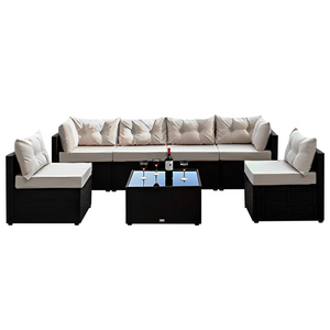 salon de jardin rotin beige et noir nacula fond blanc concept usine
