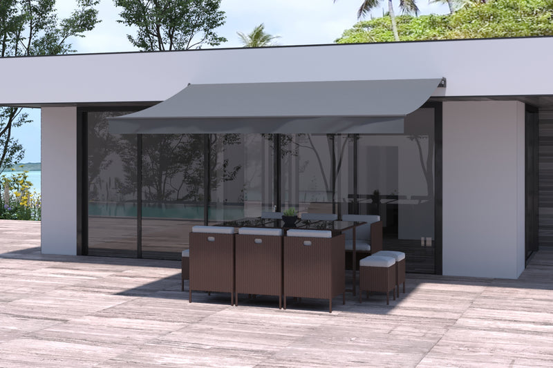 store banne de 4x2,5 m Gris Adro