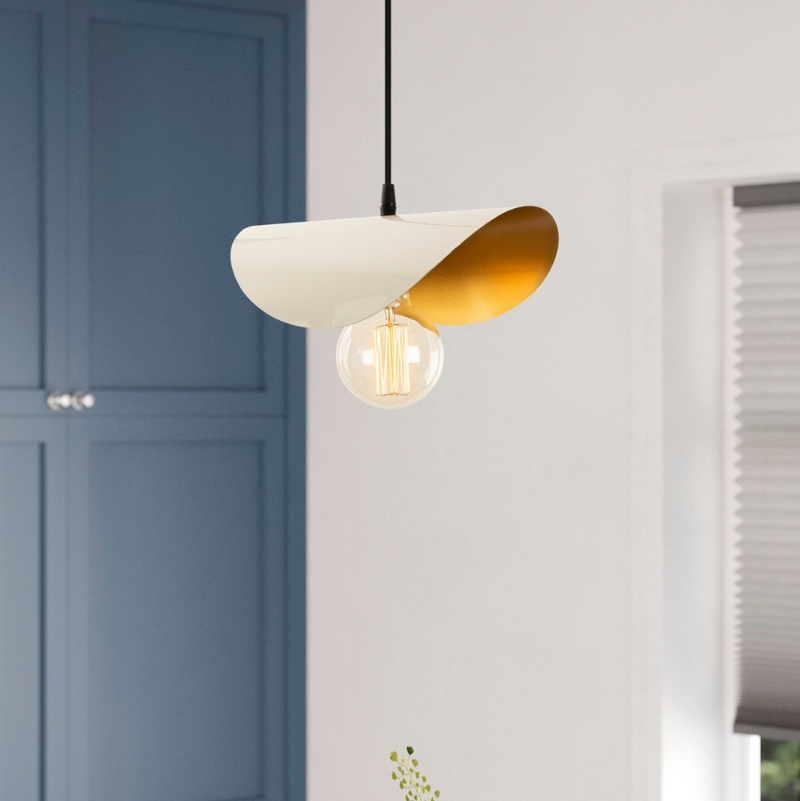 suspension filaire dorée salomé rectangle
