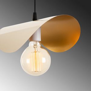 Suspension filaire noire et doree SALOME Concept Usine