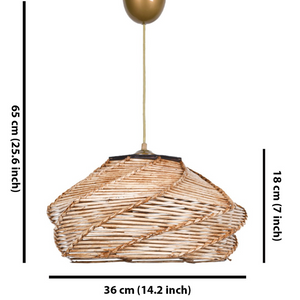 Suspension effet osier Sarah Concept-Usine Dimensions