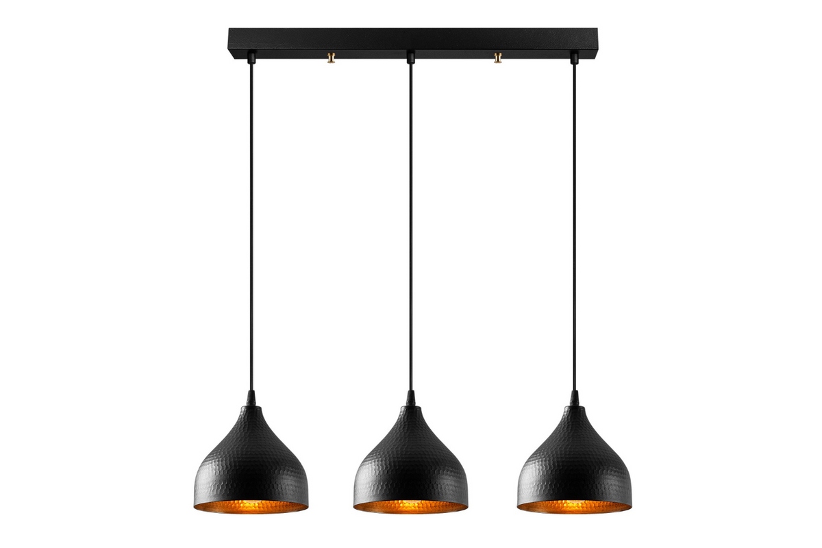 Suspension louise rectangle fond blanc