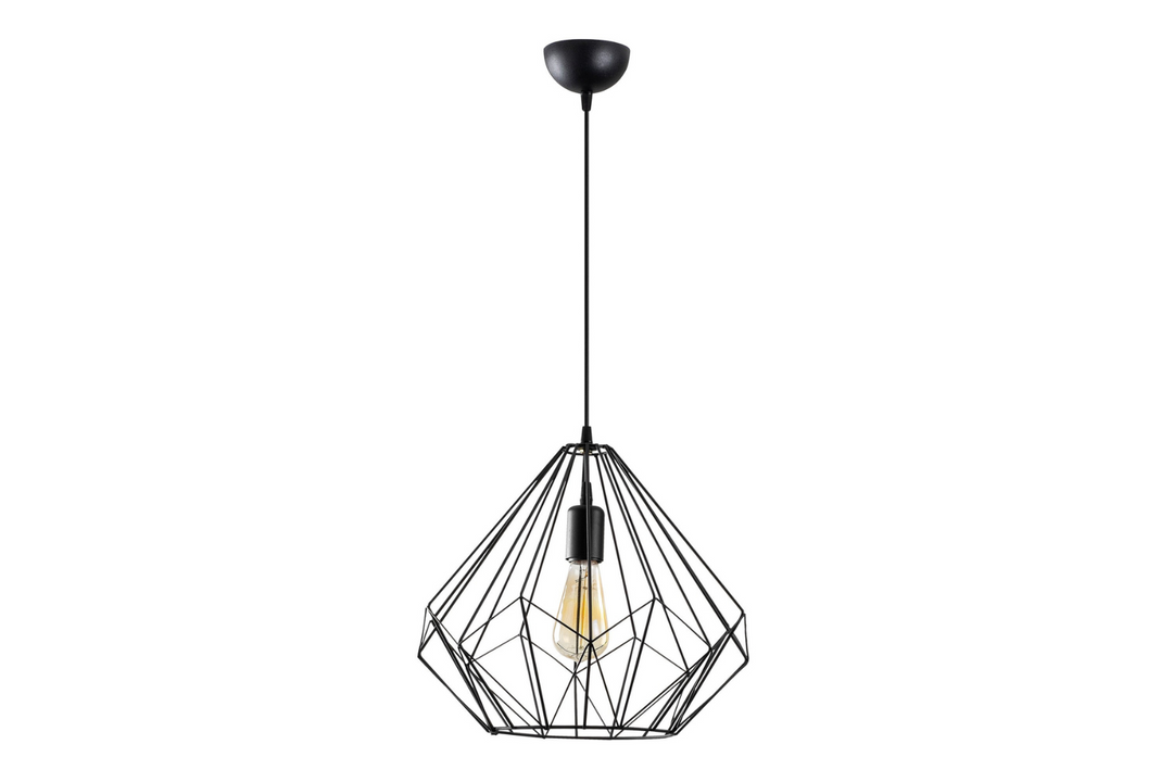 Suspension filaire noire Sasha