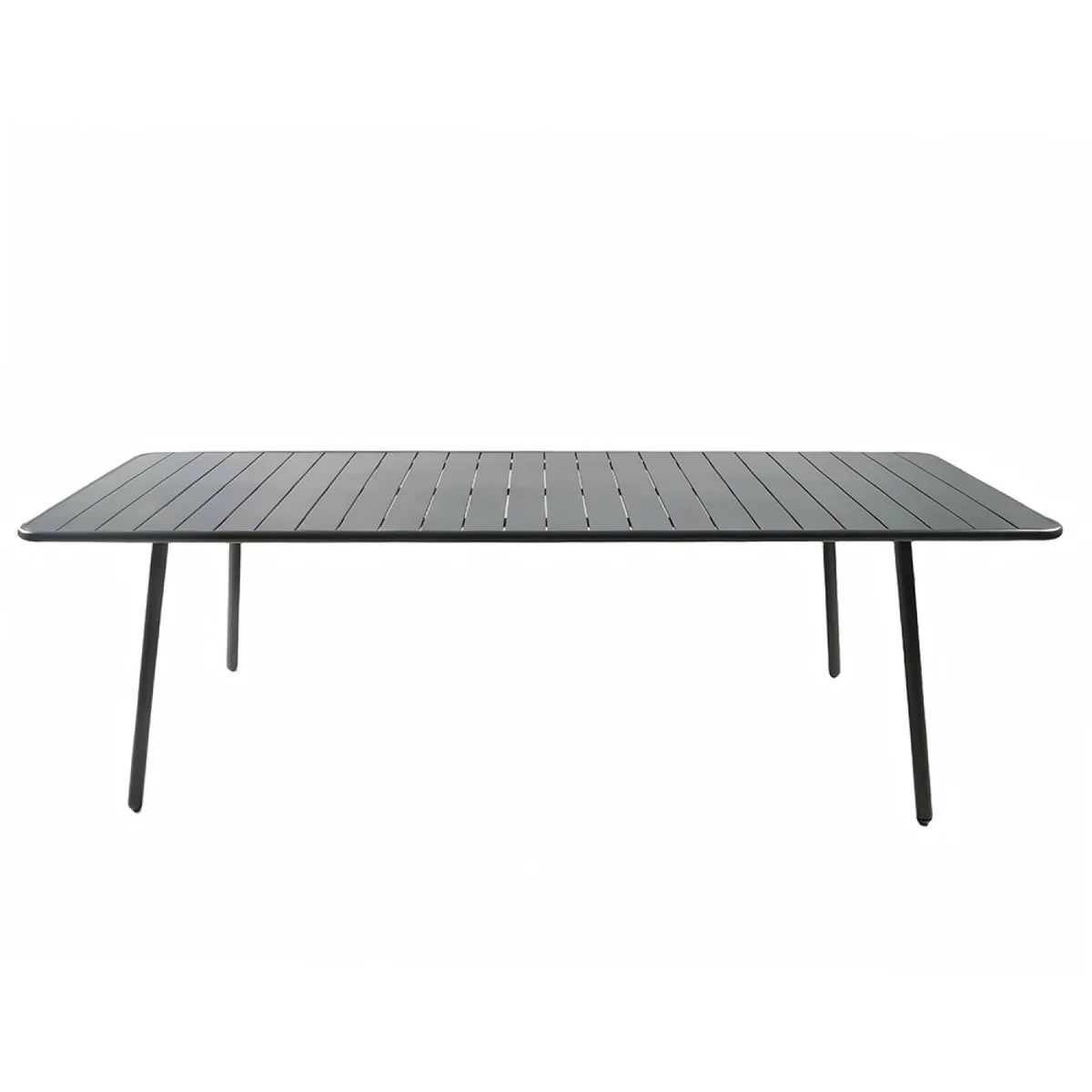 table acier gris foncé