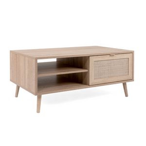 table basse avec cannage Tivat - fond blanc 4