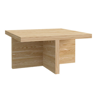 Table basse Munich en bois style scandinave - fond blanc 2