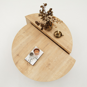 table basse carlow vue dessus bois